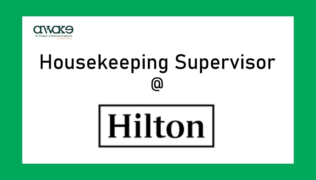 Housekeeping Supervisor at Hilton