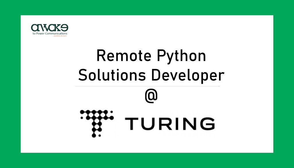 Remote Python Solutions Developer