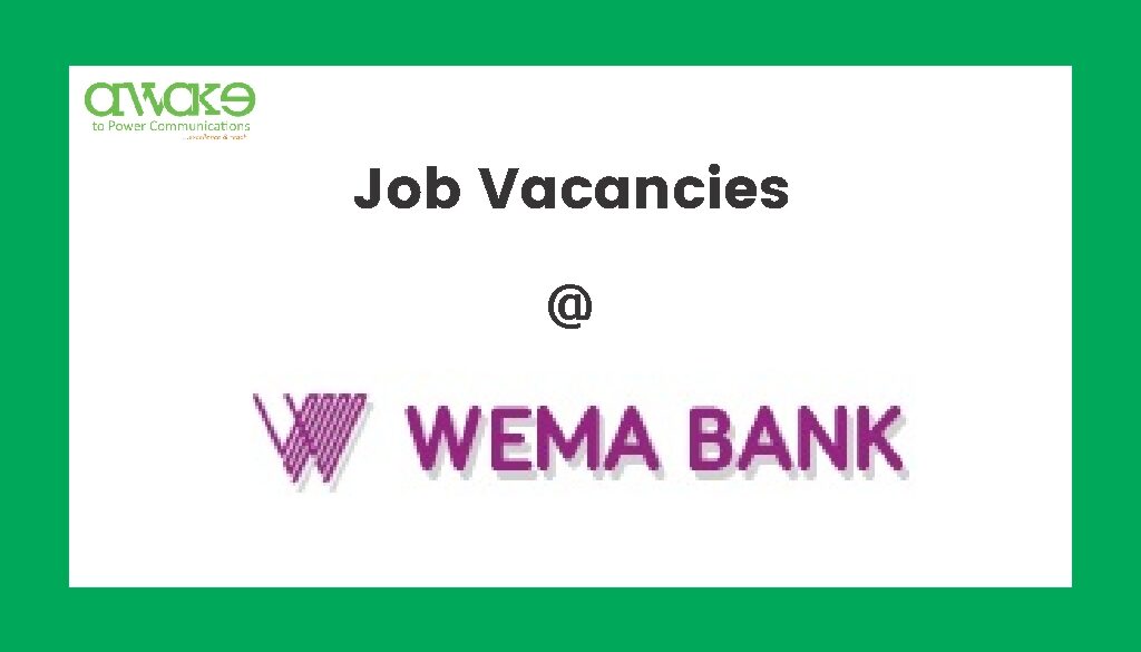 WEMA BANK JOB VACANCIES