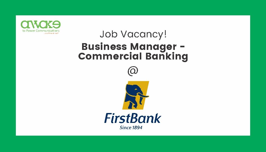 First Bank- Business Manager - Commercial Banking