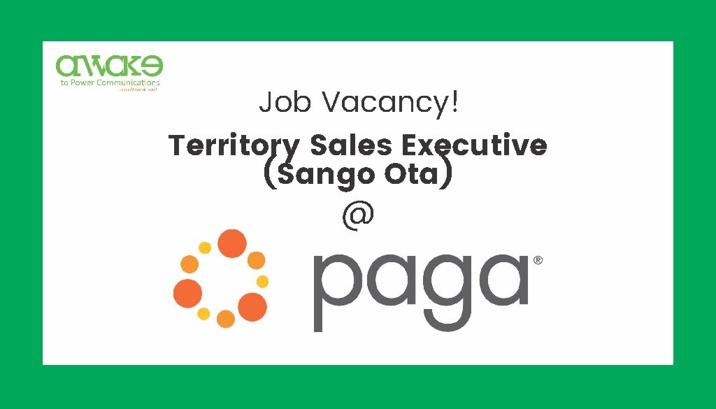 Paga- Territory Sales Manager- Lagos
