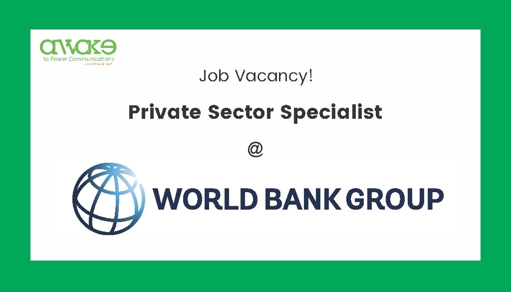 World Bank- Private Sector Specialist