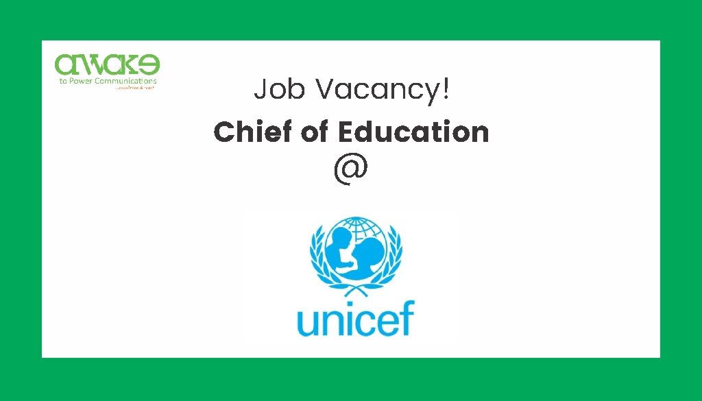 UNICEF- Chief of Education